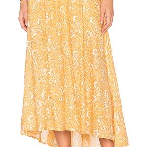 Amuse Society Shiva Yellow Skirt